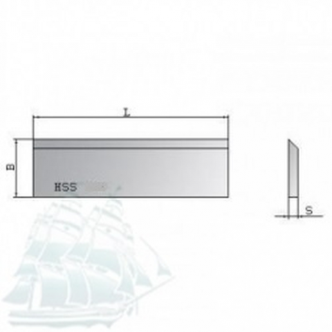 Нож строгальный Beste HSS (200*30*3)