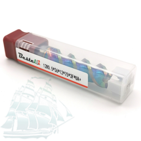Фреза твердосплавная 12R0.5х36х12х75х3F UA+