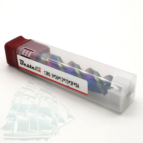 Фреза твердосплавная 12R0.5х36х12х75х3F SA