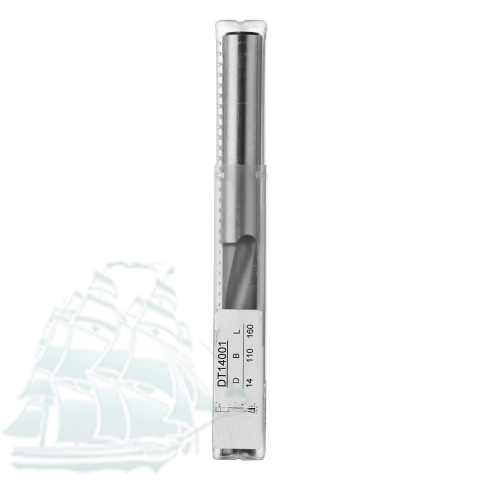Фреза WPW DT14001 спиральная паз под замок Z2 D14 B25 L160 хвостовик 16